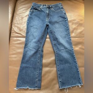 GAP Women's Kick Fit High Rise Flare Jeans in Classic Blue